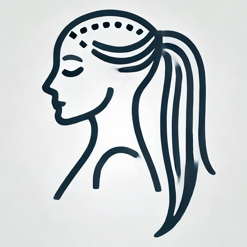 Female Hair Transplant Icon