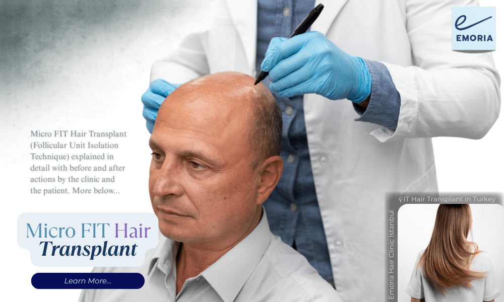 Micro FIT Hair Transplant in Turkey (Follicular Unit Isolation Technique)